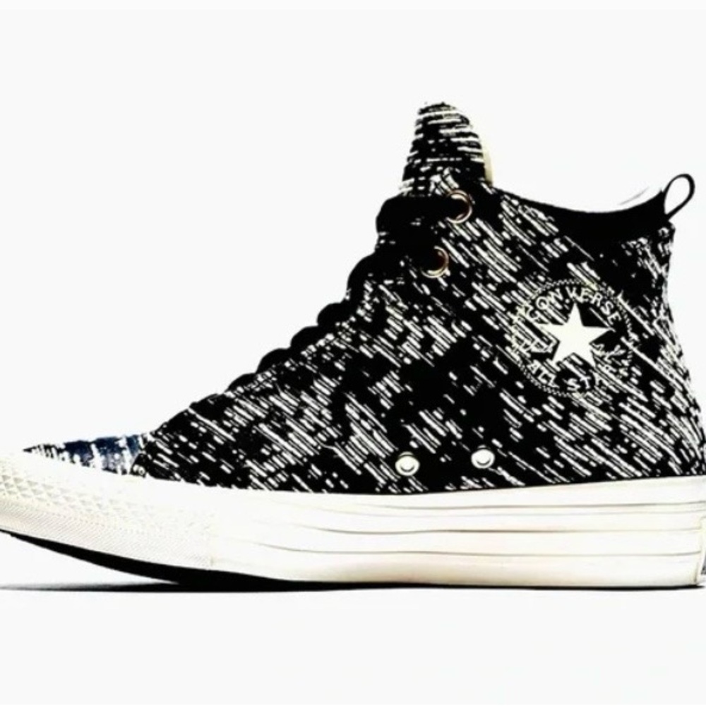 Converse “Selene” winter knit patterned mid-top sneakers • size 11 women’s • new - Picture 8 of 12